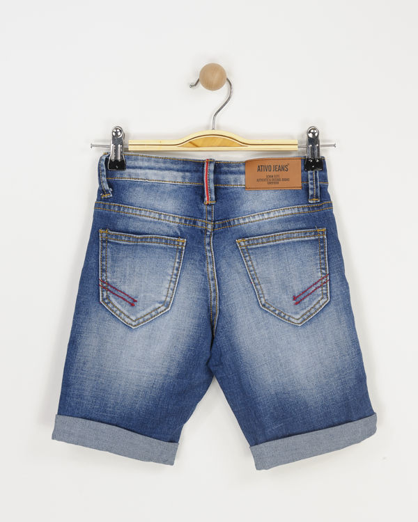 Picture of TH0178 BOYS JEANS BERMUDA